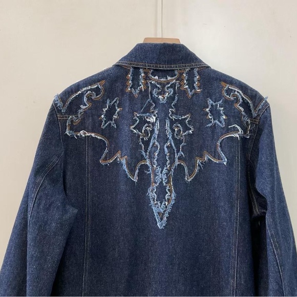 Zadig & Voltaire Bases Western Denim Jacket​ $398 NEW without tag - Picture 8 of 9